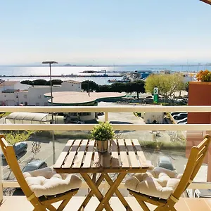 Roc Mar 3 3d - Apartamento Cerca Del Centro Y De La Playa - Terraza Con Vistas Al Mar Y Al Puerto Roses